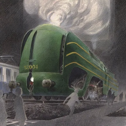 How the Atlantic locomotive Type 12 became the hero of our cover?